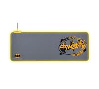 FRTEC - XL BATMAN Mat for Mouse and Keyboard, RGB LED Light, Plug and Play, Soft Surface, Non-Slip