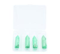 FRTHVB 4Pcs Fishing LED Lure Light, Underwater Lure Lamp, Bait Light with Bright Green Glow, Built - in Battery for Freshwater and Saltwater Fishing, Includes Storage