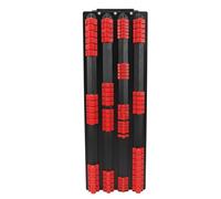 FRTHVB 80 Piece Heavy Duty Socket Organizer, Portable Socket Holders Racks with 1/2 - inch X 24 Clips 3/8 - inch X 30 Clips 1/4 - inch X 26 Clips, Large Capacity Tool Tray for Professiona (Red)