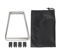 FRTHVB Foldable Cooler Stand, Stainless Steel Outdoor Cooler Holder, Damp Proof Camping Box Stand with Storage Bag, All Terrain Design for Rocky Mountains Snowy Fields and Streams