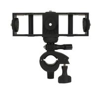 FRTHVB Phone Live Streaming Bracket, Multi Position Phone A, 1/4 Inch S Interface for 135 Degree Rotation Angle with Non Slip Sile Pad