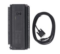 FRTHVB PLC Industrial Control Board, 32 Input 28 Output Relay, DC24V Programmable Logic Controller with High Speed Counting 2/100K, RS232 RS485 Communication Ports, Supports FX3U Protocol