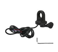 FRTHVB Thumb Throttle Accelerator with SM Connector, Electric Bike Thumb Throttle, Modified Finger Throttle for Electric Bike Scooter 12V to 72V, Durable Rubber ABS Metal Construction, Ea