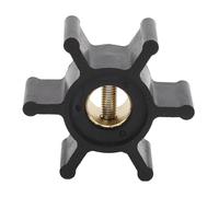 FRTHVB Water Pump Impeller 09 1026B 1, Flexible Rubber Impeller with 6 Blades Replacement for Outboard Engine, Sea Water Pump Impeller Compatible with Perkins Jabsc