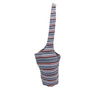 FRTHVB Yoga Mat Storage Bag, Oxford Cloth Yoga Mat Tote Carrier with Large Pocket, Lightweight Durable Sling Bag for Women Gym Fitness Beach Travel (Blue)