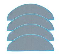 FRTmvg 4/10PCS Replacement Mop Cloths for Roomba 105 Combo & Essential Series - Microfiber Cleaning Pads for Robot Vacuum & Mop, Washable & Reusable (4)
