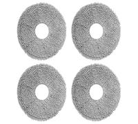FRTmvg 4-Pack Replacement Mop Pads For iRobot Roomba Plus 405/505 Combo & Dreame X40 Ultra/L10s Pro - Premium Microfiber Cleaning Cloths for Robot Vacuum Mops - Washable & Reusable