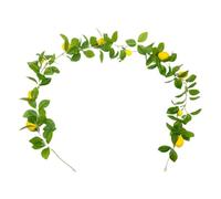 FRTmvg Artificial Lemon Garland - Realistic Foam Lemons & Cloth Leaves - Spring/Summer Decor for Doors, Weddings, Cafés - Indoor/Outdoor Use (Length: 1.80m)