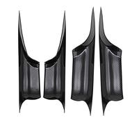 FRTRGVUVXP Car Interior Door Handle for F01 7 Series 730 750 2008-2015 Front Rear Left Right Carbon Fiber Inner Doors Panel Handle (All Carbon)