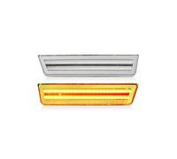 FRTRGVUVXP For Dodge For Challenger 2008-2014 Side Marker Lights Front Red Rear Side Fender Reflector(Clear yellow Front)