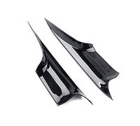 FRTRGVUVXP for F01 F02 7 Series 2008-2015 2Pcs Car Interior Door Handles Cover Front Rear Left+Right Doors Handle Pull Carrier Protective Cover (Carbon,Rear)