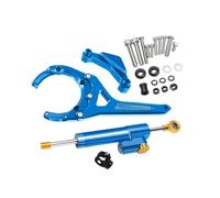 FRTRGVUVXP Motorcycle Steering Damper Stabilizer Bracket Support Mount Kit For Suzuki GSXS GSX-S 1000/F GSXS1000 GSX-S1000F 2016-2023 (Blue)