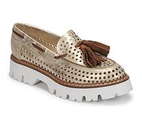 Fru.it Loafers / Casual Shoes 7602-999-IVORY-MARRONE in Gold 4