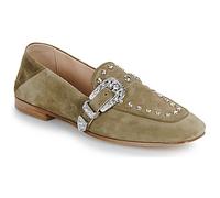 Fru.it Loafers / Casual Shoes 8679-586-CUOIO-NATURALE-VELOUR-PLANET in Kaki 4.5