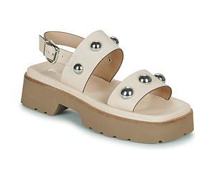 Fru.it Wedge sandals 7935-087-GOMMA-TEXARO-YARROW in Beige 4