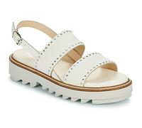 Fru.it Wedge sandals 8723-100-HELGA-TAUPE-WATER-GESSO in Beige 4