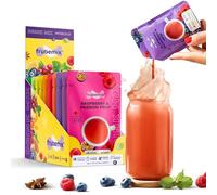 Frubemix Fruit & Berry Blend - Honey-Sweetened, Purée-Based Drink Mix for Sparkling Refreshers, Cocktails & Mocktails | Enjoy Hot or Iced | No Artificial Flavors, 100% Natural | Variety Pack (20 Count