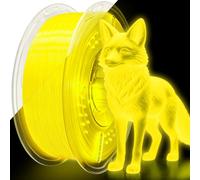 Frucindra PL 3D Printer Filament, Glow in The Dark Filament 1.75mm, Long-Lasting Glow & High-Brightness, Luminous Yellow Bright 3D Printing Filament for Most 3D Printer - 1kg Spool(Glow Yellow)