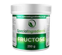 Fructose 250g (Fruit Sugar) Premium Quality Non GMO, Vegan, Gluten Free - Recyclable Container