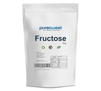 Fructose Powder 1kg by Puresweet, 100% Natural, Low Glycemic Index, Great Taste, (Recyclable Pouch)