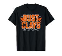Frugal Trap Shooter Who Busts Clay Pigeons Fun Bust Clays T-Shirt