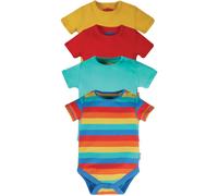 Frugi Baby 100% Cotton Over the Rainbow 4 Pack Body -