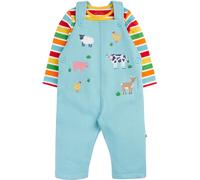 Frugi Baby 100% Organic Cotton Rae Dungaree Outfit -