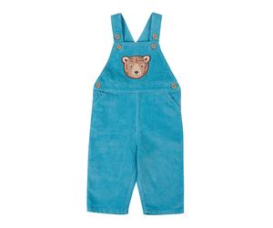 Frugi Boy's Durgan Cord Dungaree in Blue | Size: 3-4 Years Frugi Blue 3-4 Years