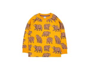 Frugi Boy's Ethan Printed Sweatshirt in Yellow | Size: 8-9 Years Frugi Yellow 8-9 Years