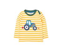 Frugi Boy's Orion Applique Top in Yellow | Size: 0-3 m Frugi Yellow 0-3 m