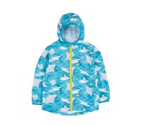 Frugi Boy's Rain Or Shine Jacket in Blue | Size: 7-8 Years Frugi Blue 7-8 Years