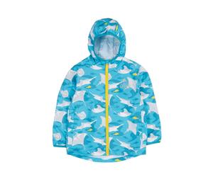 Frugi Boy's Rain Or Shine Jacket in Blue | Size: 7-8 Years Frugi Blue 7-8 Years