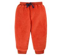 Frugi Boy's Ted Fleece Pull Ups in Orange | Size: 6-9 m Frugi Orange 6-9 m