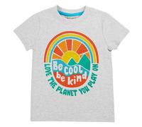 Frugi Carsen Printed Be Cool Be Kind T-Shirt