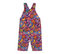 Frugi Girl's Elspeth Printed Dungaree in Purple | Size: 0-3 m Frugi Purple 0-3 m