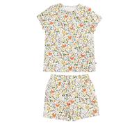 Frugi Girl's Fawn PJs in White | Size: 8-9 Years Frugi White 8-9 Years