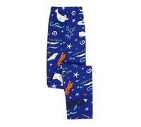 Frugi Girl's Libby Printed Leggings in Blue | Size: 3-4 Years Frugi Blue 3-4 Years
