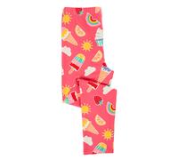 Frugi Girl's Libby Printed Leggings in Pink | Size: 2-3 Years Frugi Pink 2-3 Years