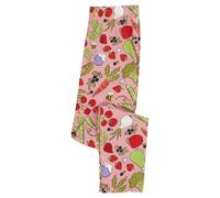 Frugi Girl's Libby Printed Leggings in Pink | Size: 9-10 Years Frugi Pink 9-10 Years