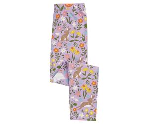 Frugi Girl's Libby Printed Leggings in Purple | Size: 7-8 Years Frugi Purple 7-8 Years