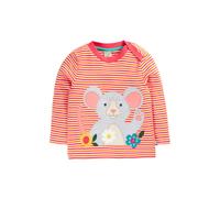 Frugi Girl's Orion Circular Top in Pink | Size: 2-3 Years Frugi Pink 2-3 Years