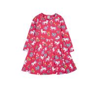 Frugi Girl's Sofia Skater Dress in Pink | Size: 8-9 Years Frugi Pink 8-9 Years