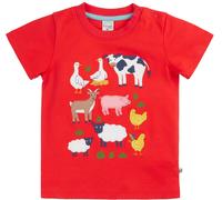 Frugi Kids 100% Organic Cotton Creature Applique T-shirt -