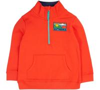 Frugi Kids 100% Organic Cotton Handy Half Zip Sweatshirt -
