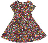Frugi Kids 95% Organic Cotton Spring Skater Dress - - Size: 2-3y
