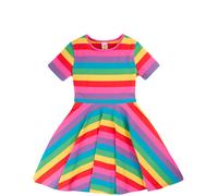 Frugi Kids 95% Organic Cotton Sunshine Skater Dress - - Size: 2-3y