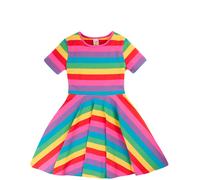 Frugi Kids 95% Organic Cotton Sunshine Skater Dress - - Size: 3-4y