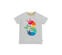 Frugi Magic Number T-Shirt in Grey | Size: 3-4 Years Frugi Grey 3-4 Years