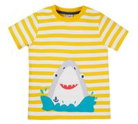 Frugi Sid Shark Applique T-Shirt