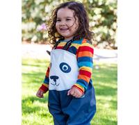 Frugi Waterproof Panda Puddlesuit (1-8 Yrs) Navy
